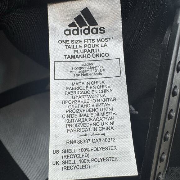 Wagmi United Hat Adult One Size Black Adidas Snapback SnowFro Football Soccer - Picture 7 of 7